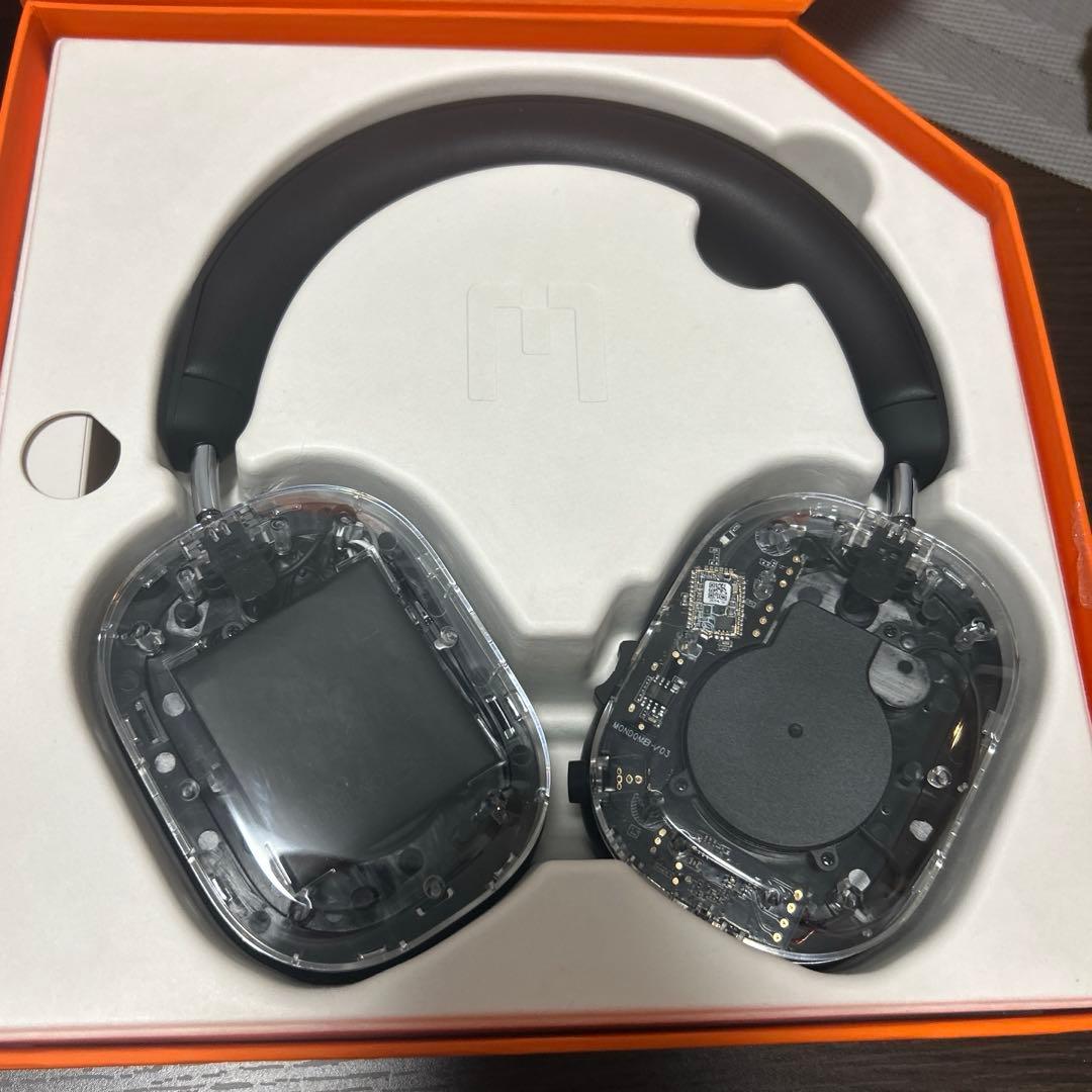 【美品】MONDO BY DEFUNCヘッドフォン トランスペアレント(クリア)