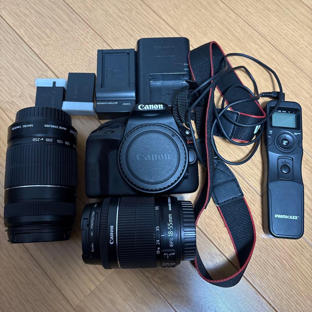 ゆ*す様 おまけ多数 Canon EOS Kiss X7 ダブルズームキット