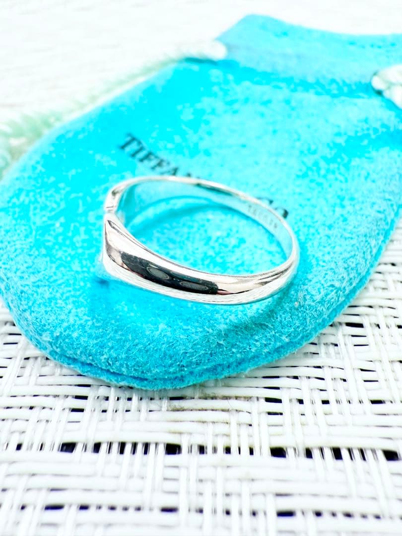 ティファニー　指輪　オープンハートリング　15号 シルバー 925 研磨洗浄済