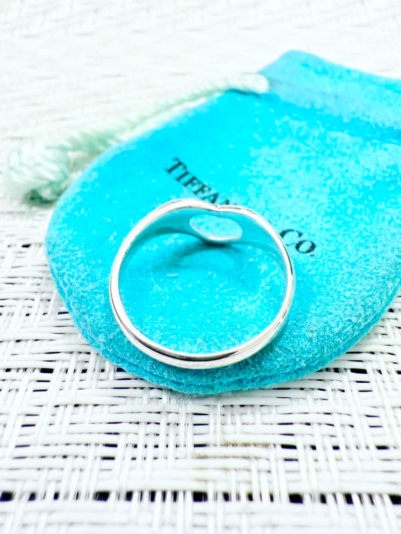 ティファニー　指輪　オープンハートリング　15号 シルバー 925 研磨洗浄済