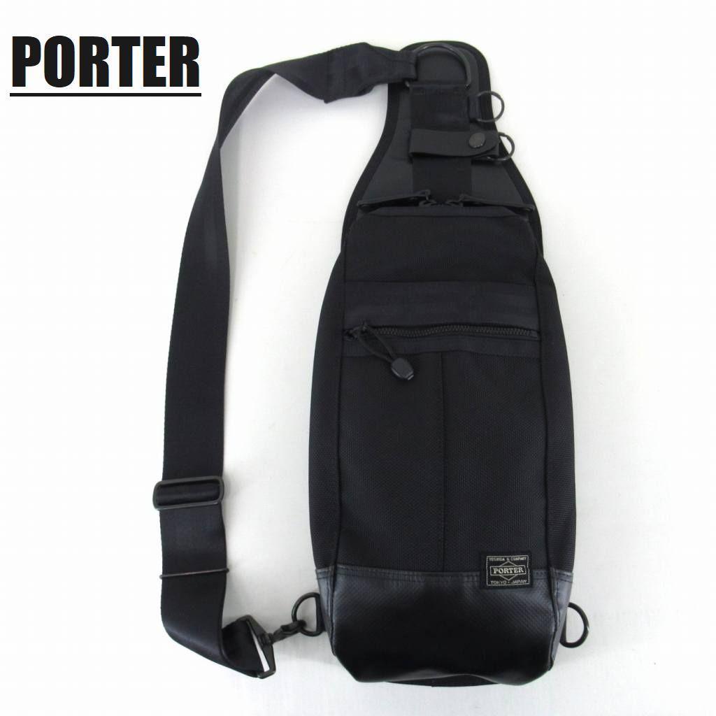 ★美品★PORTER HEAT ポーター ヒート スリングショルダーバッグ