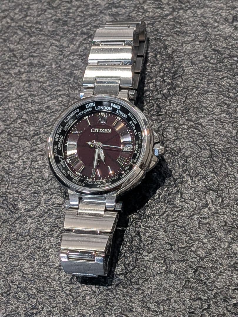 CITIZEN　クロスシーハッピーフライト　 ソーラー電波時計　レディース