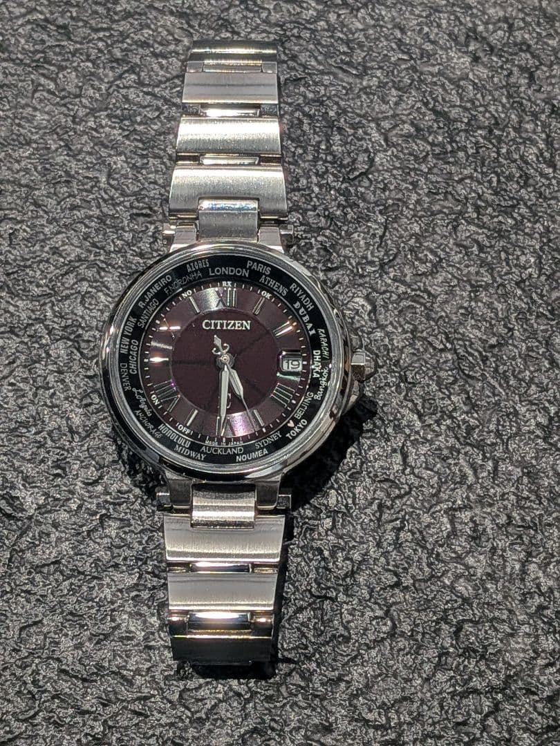 CITIZEN　クロスシーハッピーフライト　 ソーラー電波時計　レディース