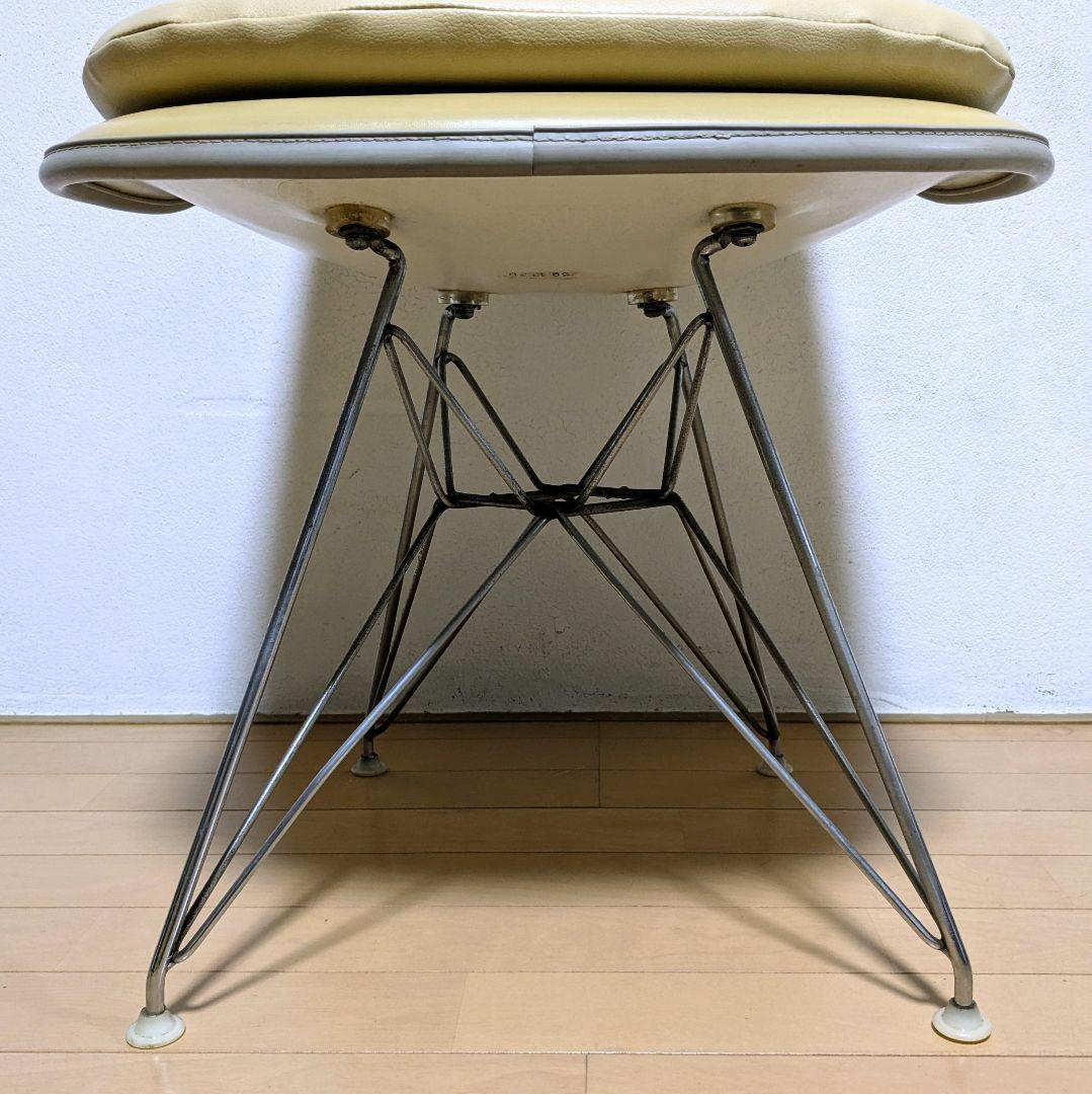 希少 正規品 ハーマンミラー イームズ シェルチェア ナウガレザー パッド付 3