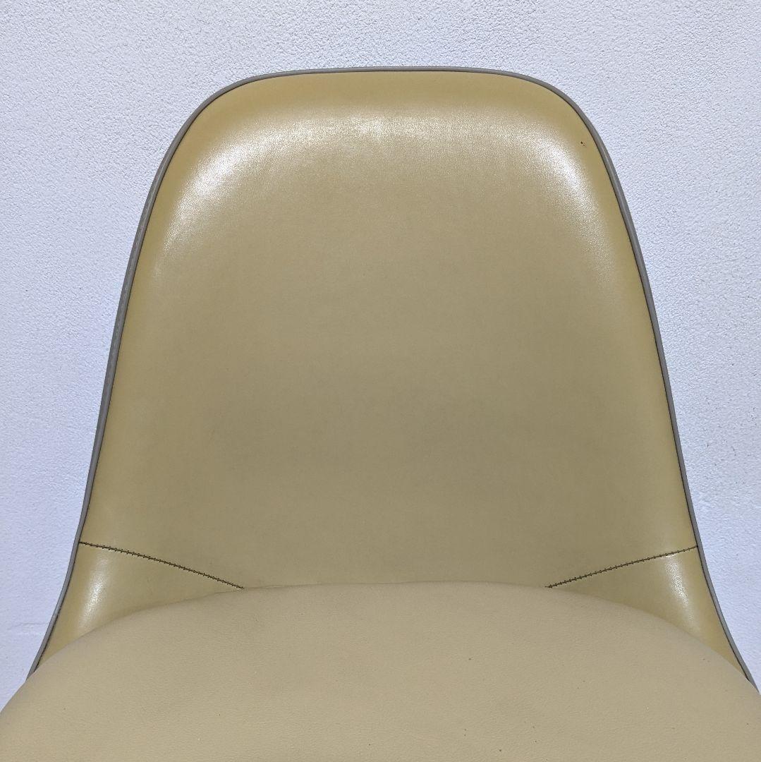 希少 正規品 ハーマンミラー イームズ シェルチェア ナウガレザー パッド付 3