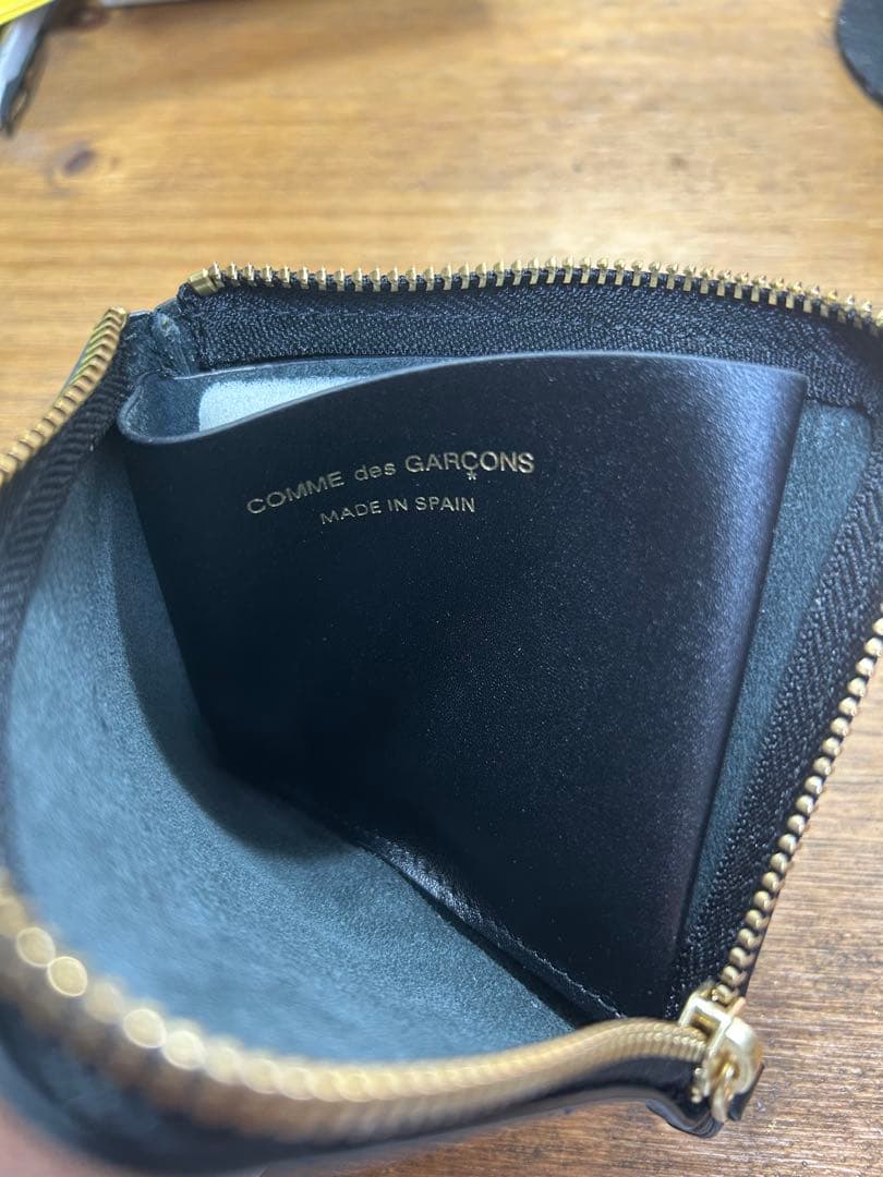 【未使用】Comme Des Garçons 黒 レザーウォレット