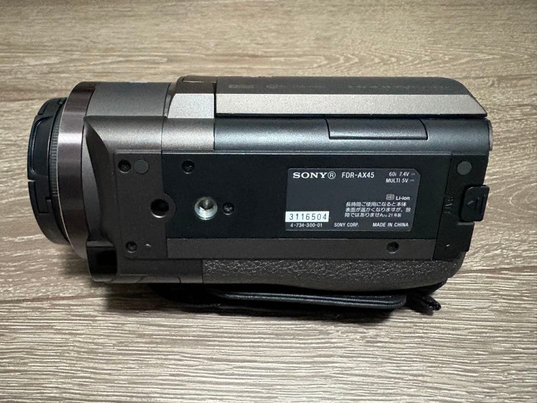 SONY デジタル4Kビデオカメラレコーダー FDR-AX45