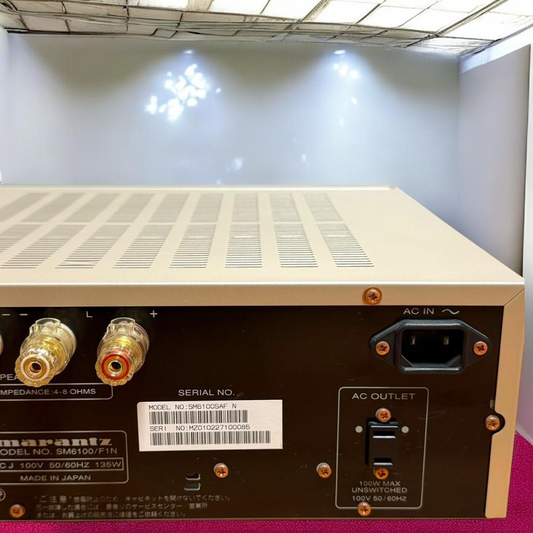 ☆極美品 Marantz マランツ SM6100SA ステレオパワーアンプ