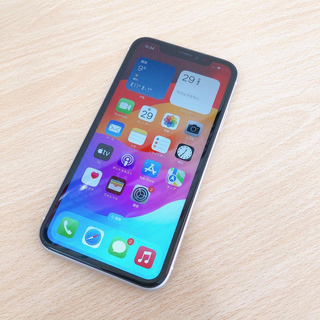 【美品/バッテリー新品】iPhoneXR 64GB SIMフリー 671
