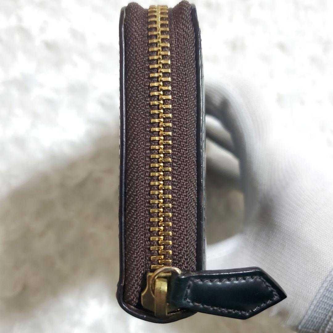 美品 ココマイスター シェルコードバン　アーチデューク ネイビー