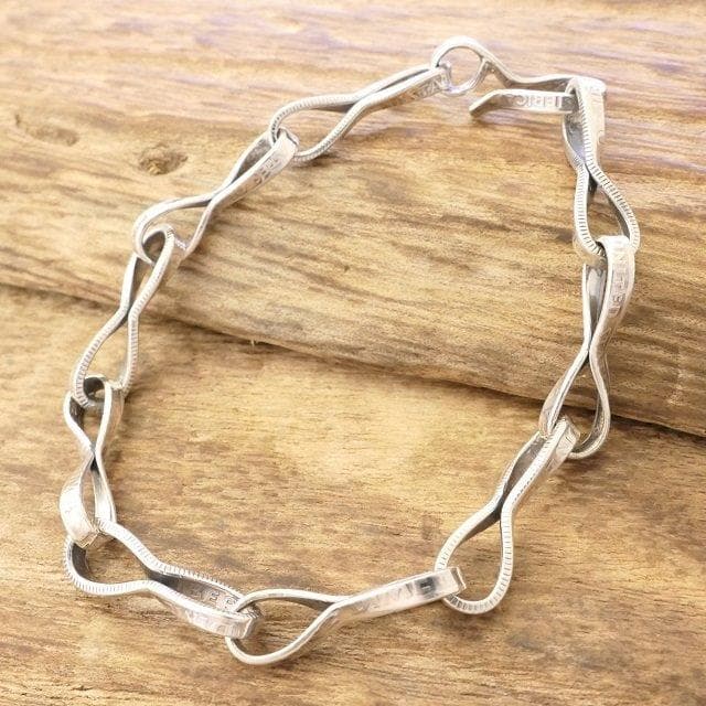 新品 NORTH WORKS ヴィンテージ  チェーン ブレスレット 銀貨