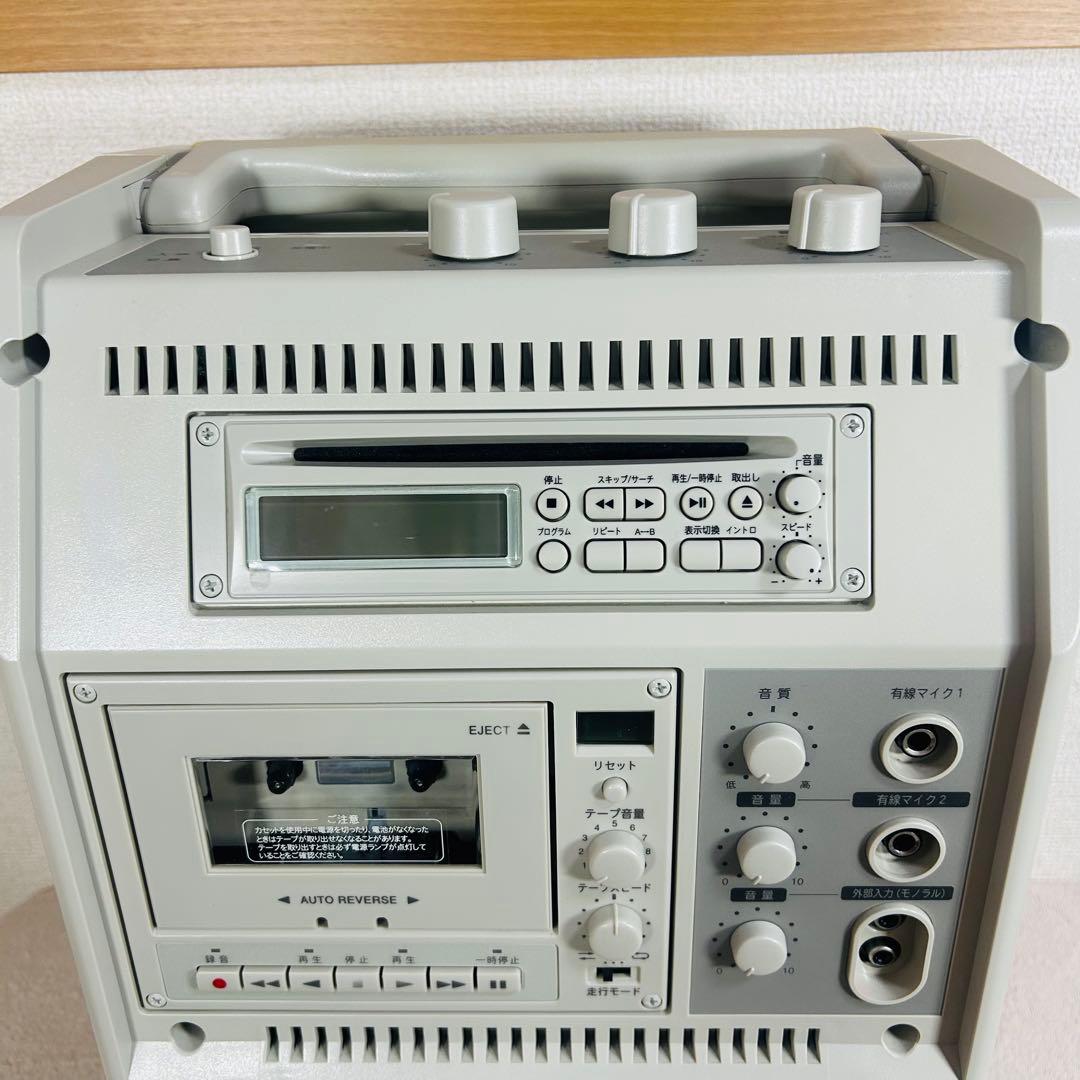 【再生OK 美品】TOA ワイヤレスアンプ　WA-1712CD 有線マイク 廃盤