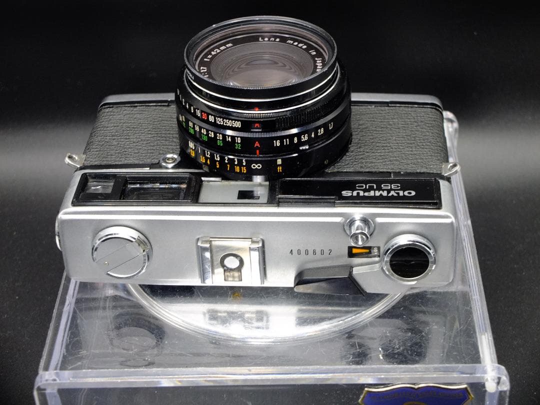 オリンパス35UC／Gズイコー42mmf1.7SL1B-F付【実写確認整備品】
