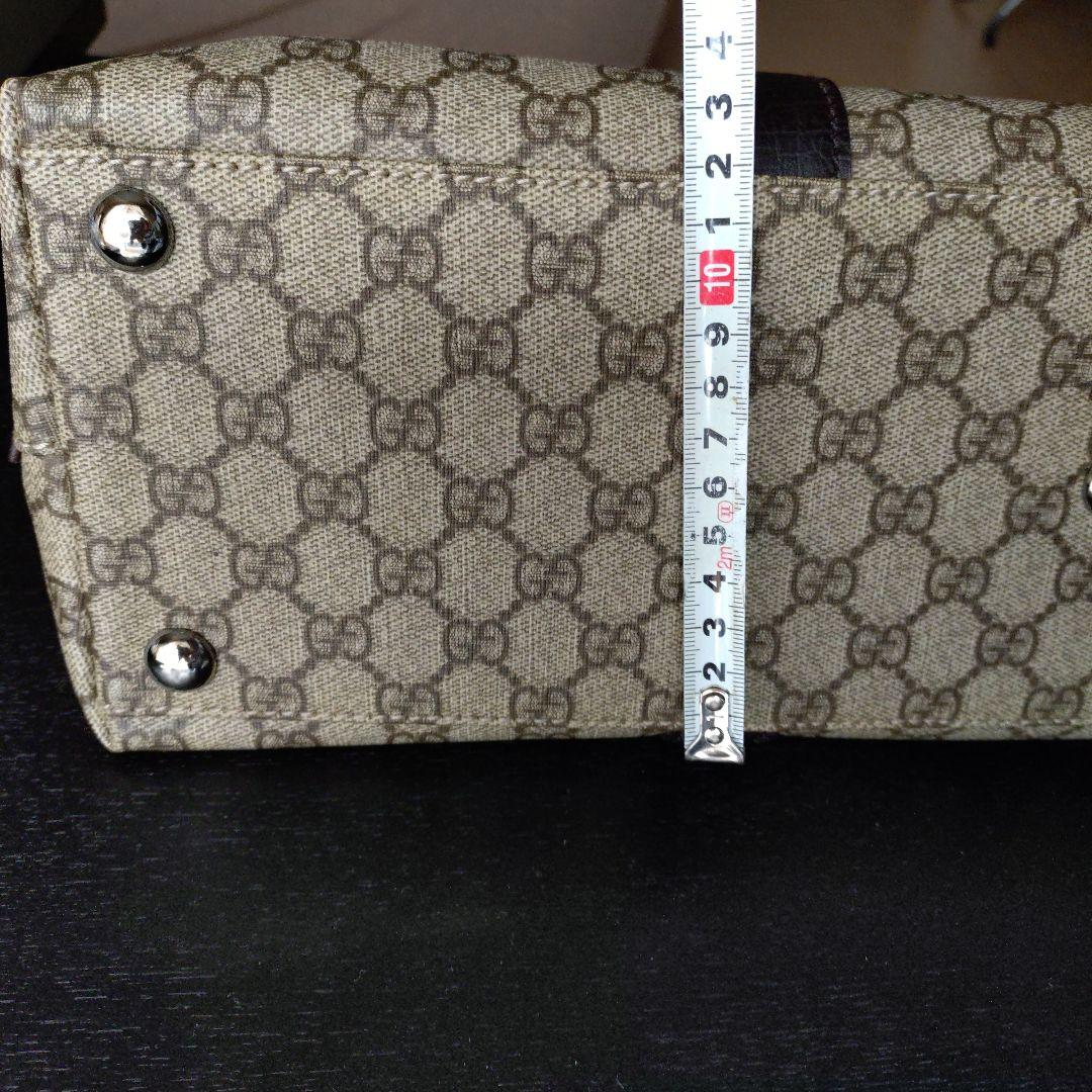 【3連休価格お値下】Gucci ボストンバッグ ベージュ・ブラウン