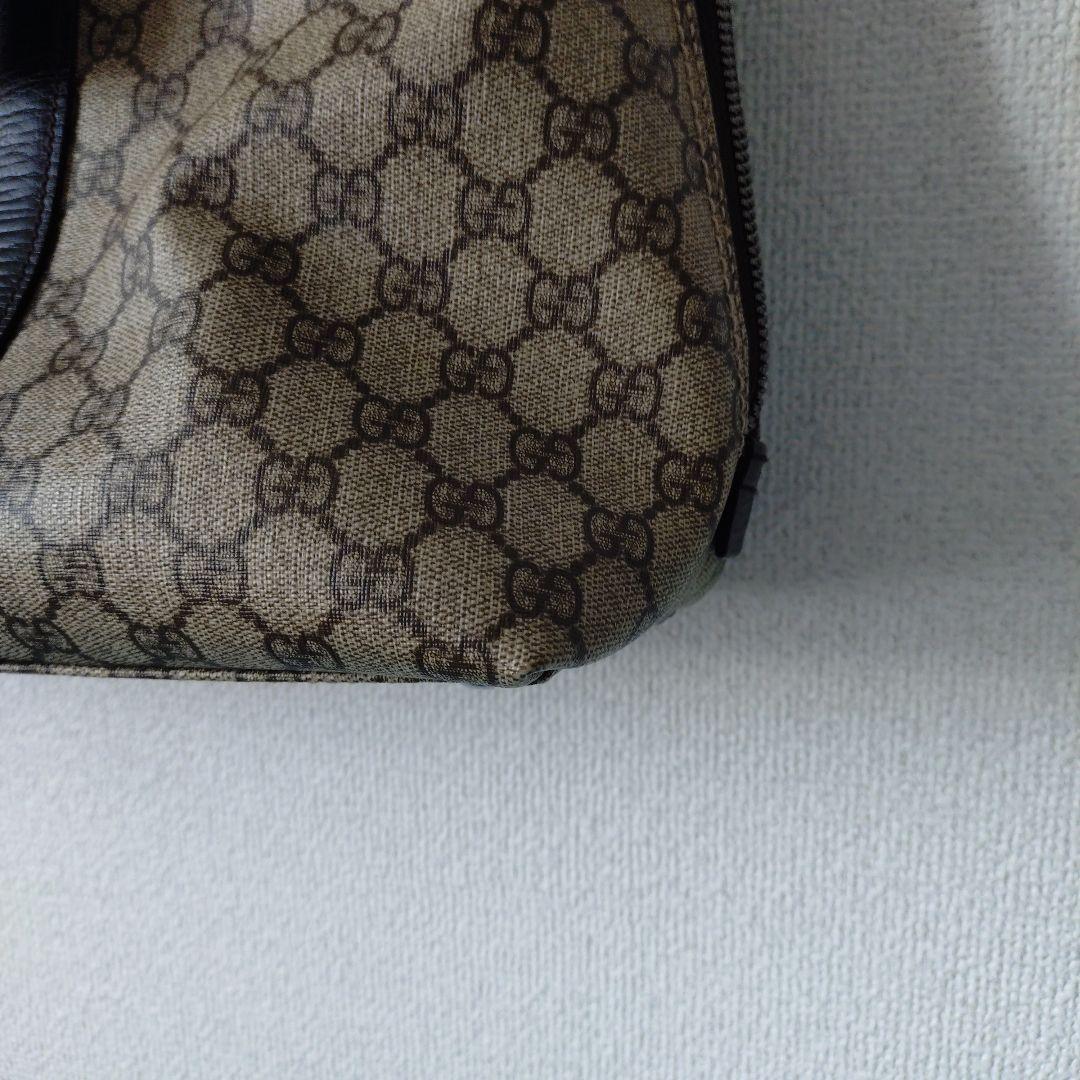 【3連休価格お値下】Gucci ボストンバッグ ベージュ・ブラウン