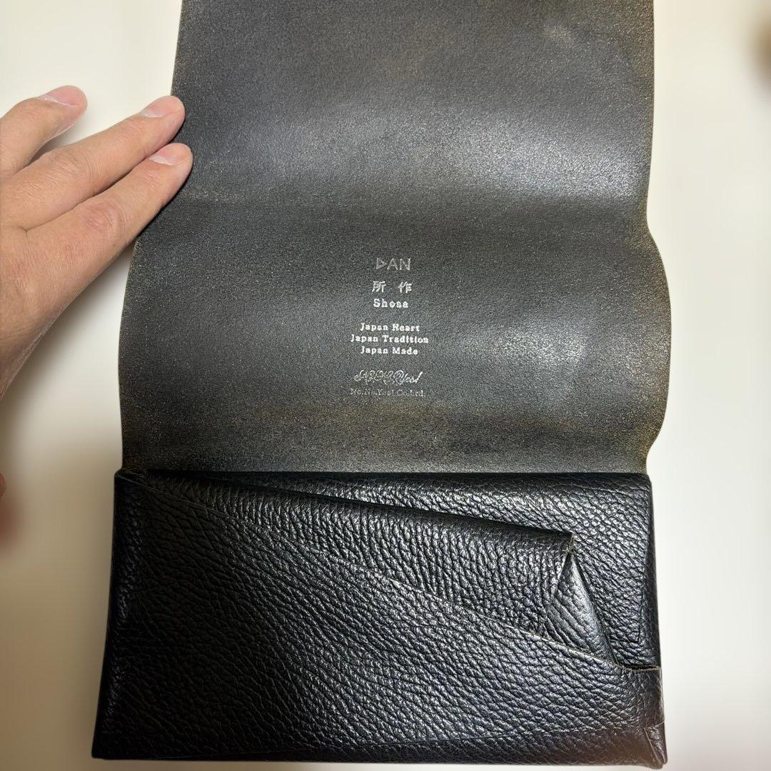 所作✖️DAN 黒 レザー 長財布