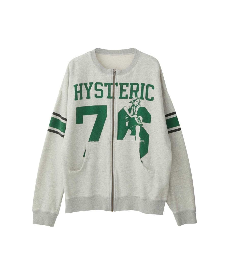 試着のみHYSTERIC GLAMOUR 76 オーバーサイズジャンパーグレー