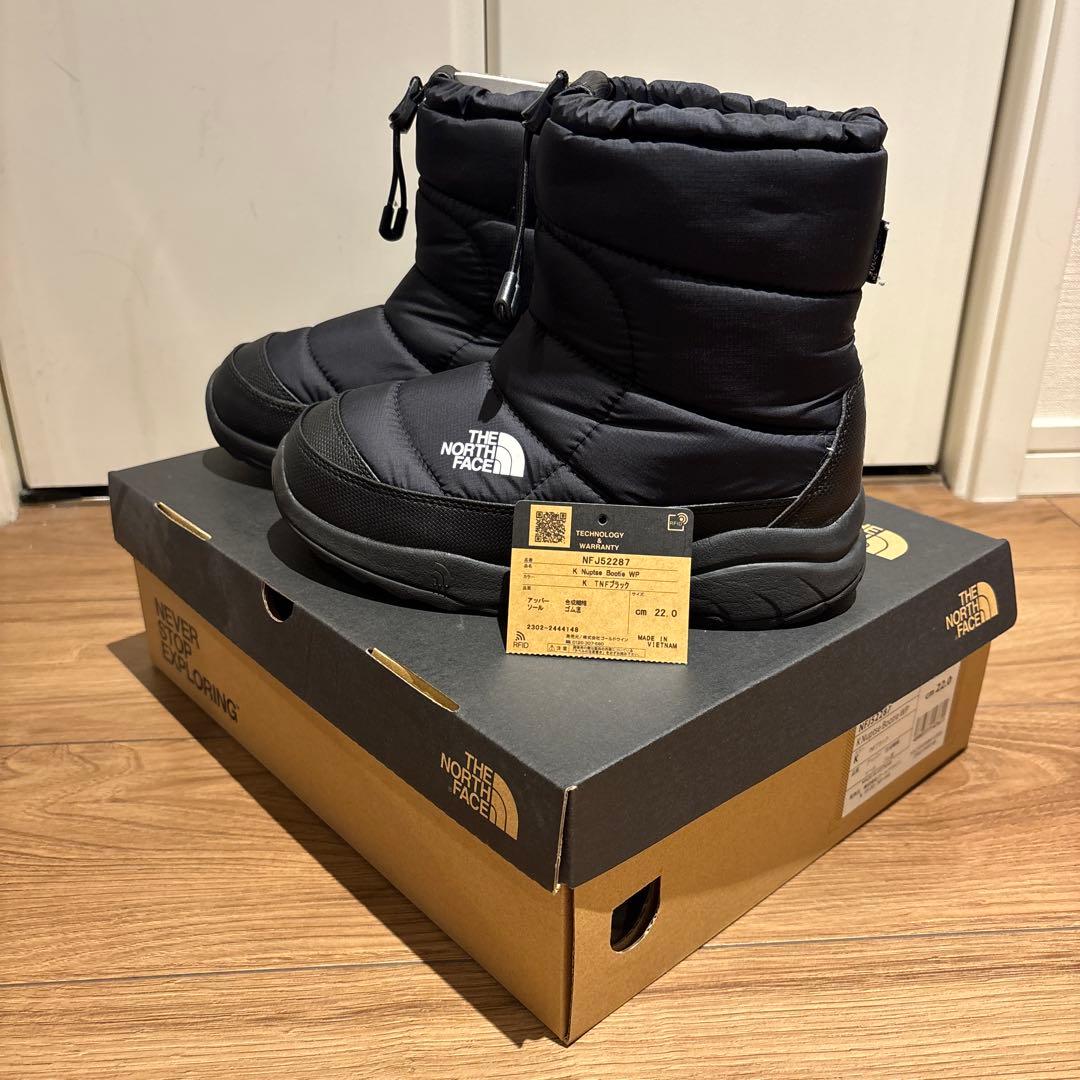 ブーツ・ブーティ THE NORTH FACE K Nuptse Bootie WP 22cm
