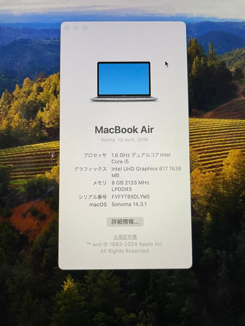 MacBook Air (Retina・13-inch・2019)