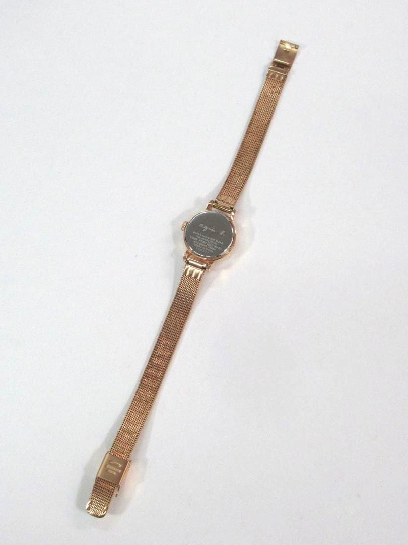 極美品 時計 ピンクゴールド VC01-KSS0 agnes b. アニエスベー