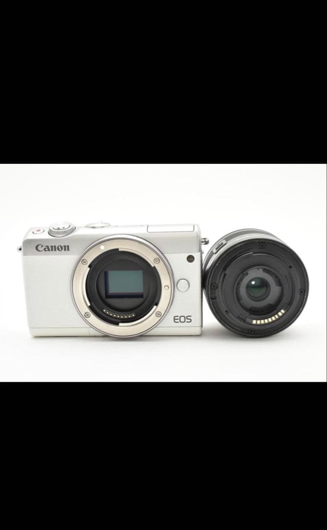 Canon EOS M100 ミラーレス一眼 カメラ　ホワイト
