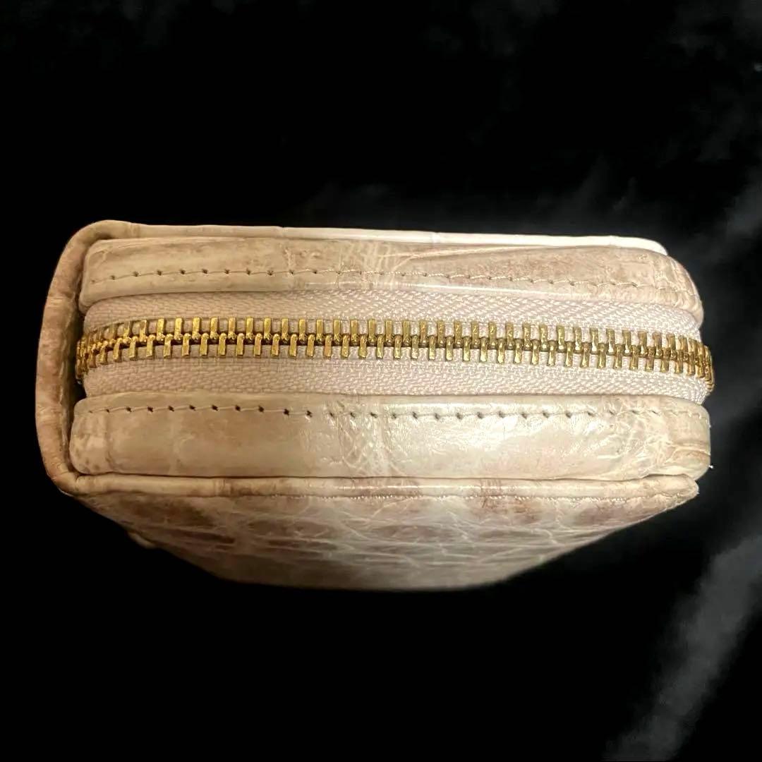 【くまのやまびこ】ヒマラヤクロコダイル長財布 ラウンドファスナー