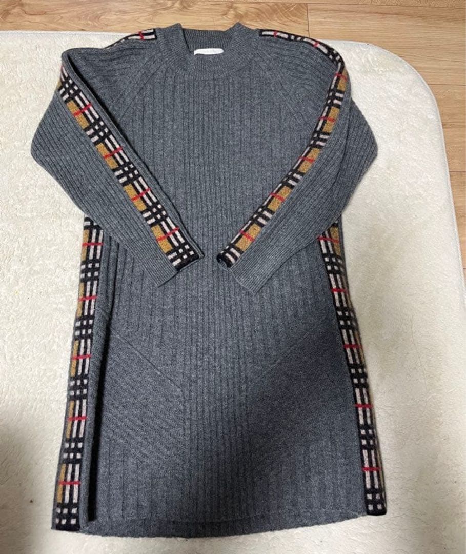 バーバリー⭐︎ニット⭐︎ワンピース⭐︎10Y⭐︎中古