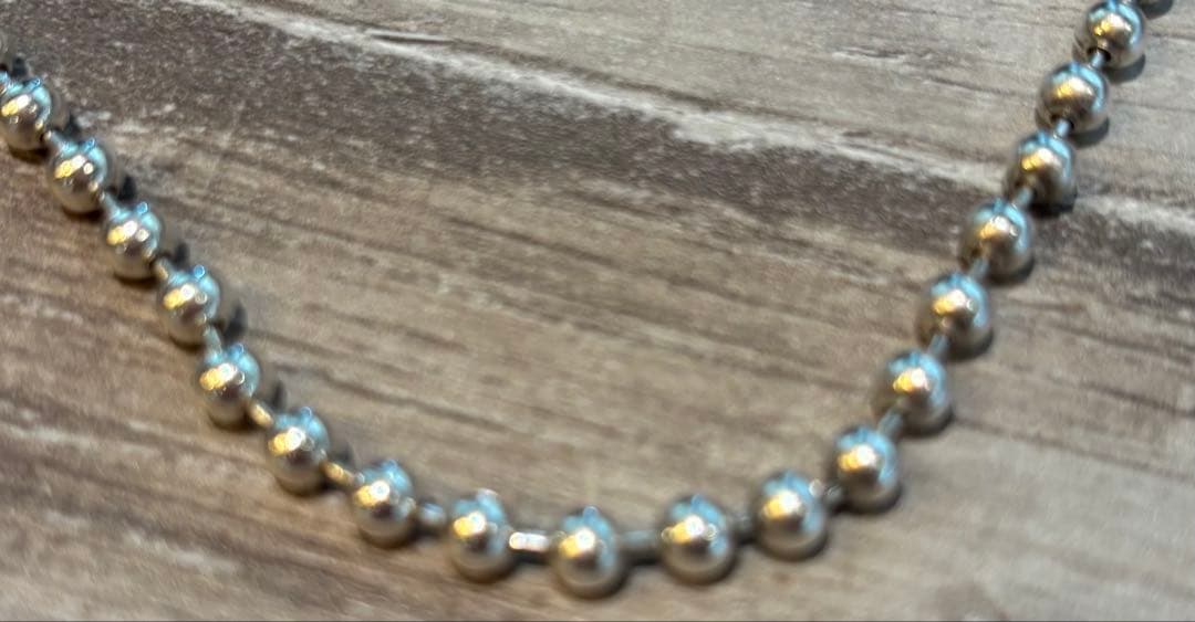 Saad/Silver 大玉 Ball Chain