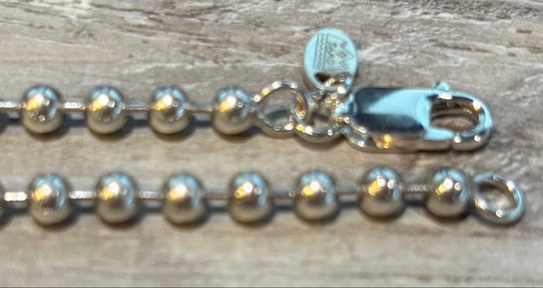 Saad/Silver 大玉 Ball Chain