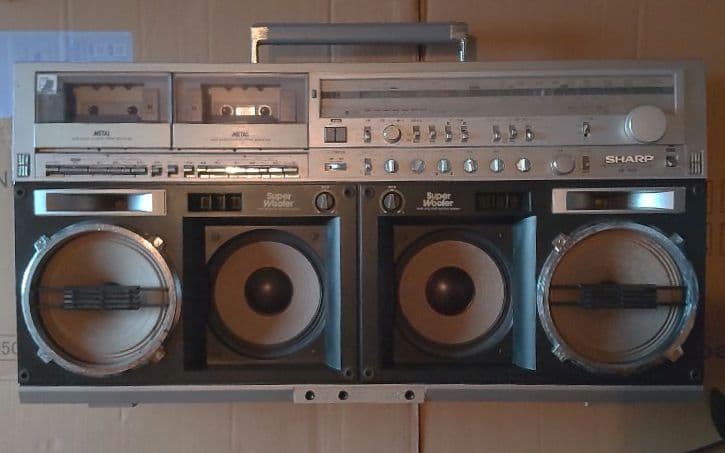 SHARP GF-909 サラブレッド ラジカセ (ジャンク) シャープ