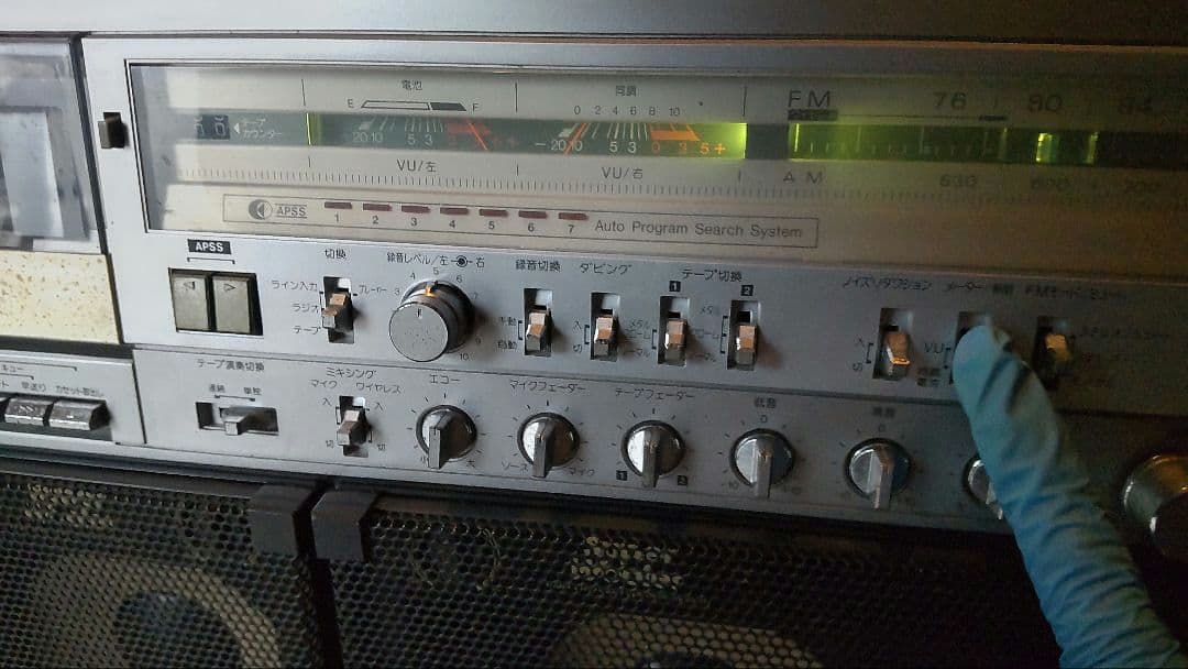 SHARP GF-909 サラブレッド ラジカセ (ジャンク) シャープ