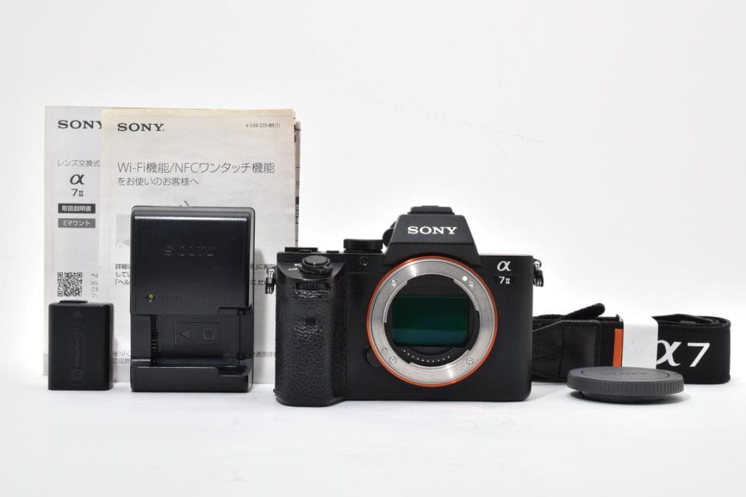 SONY α7II ショット数102000回 ミラーレスカメラ 動作好調