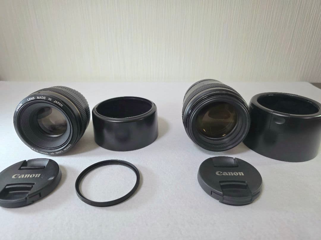 キャノン EF 50mm f/1.4 & 85mm f/1.8 USMセット