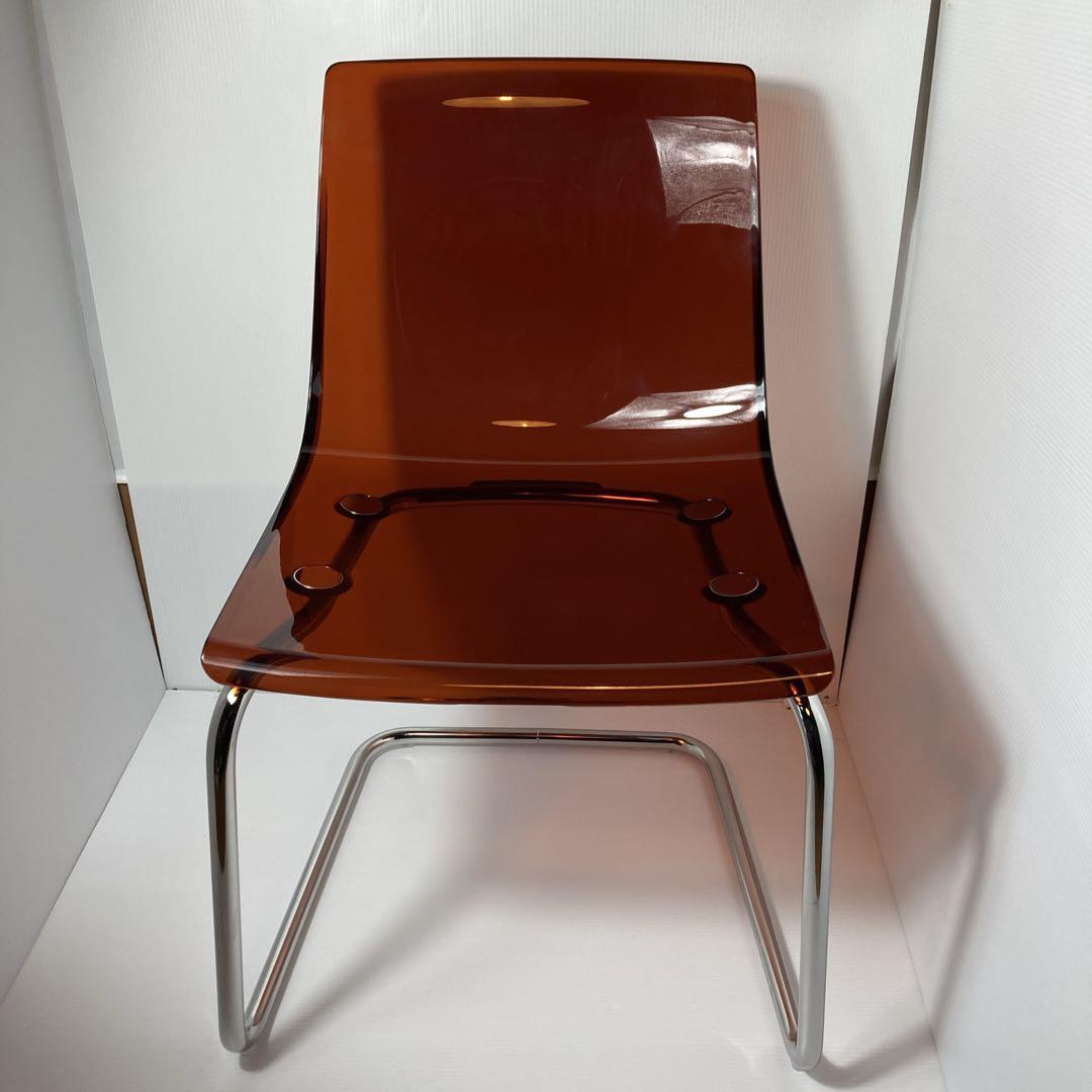 廃盤❗️IKEA ダイニングチェア TOBIAS トービアス Brown red