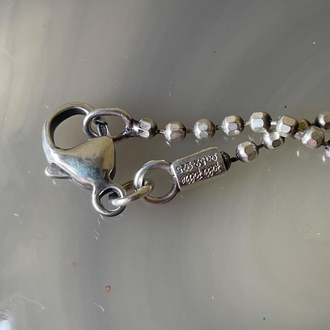 ✨ビィンテージ✨BIGHAND ビッグハンド シルバー925 ネックレス 黒石