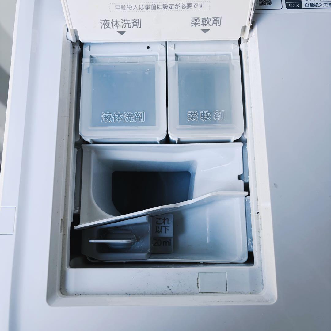 運搬取付無料！純正パナソニック自動投入機能搭載おしゃれドラム洗濯機！完動超美品！