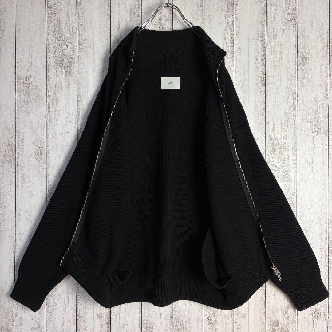 【人気デザイン】シュタイン☆ドライバーズニット オーバーサイズ stein 黒色