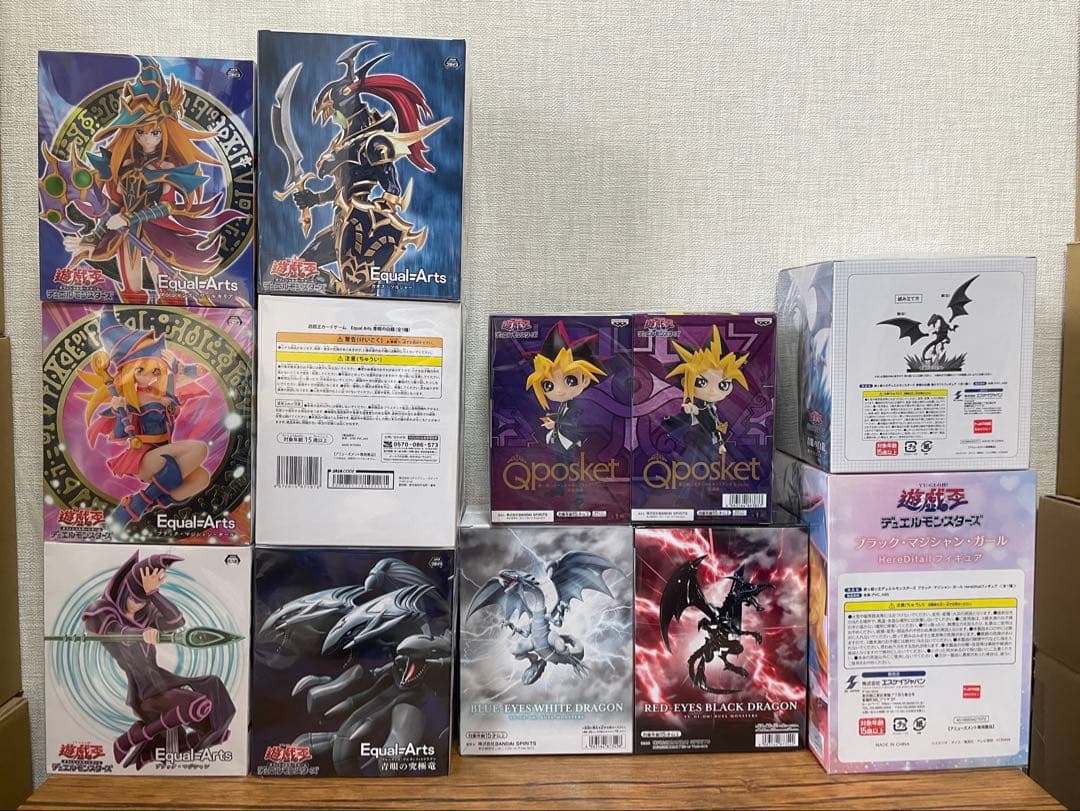 遊戯王フィギュア Equal Arts Qposket 12個セット まとめ売り