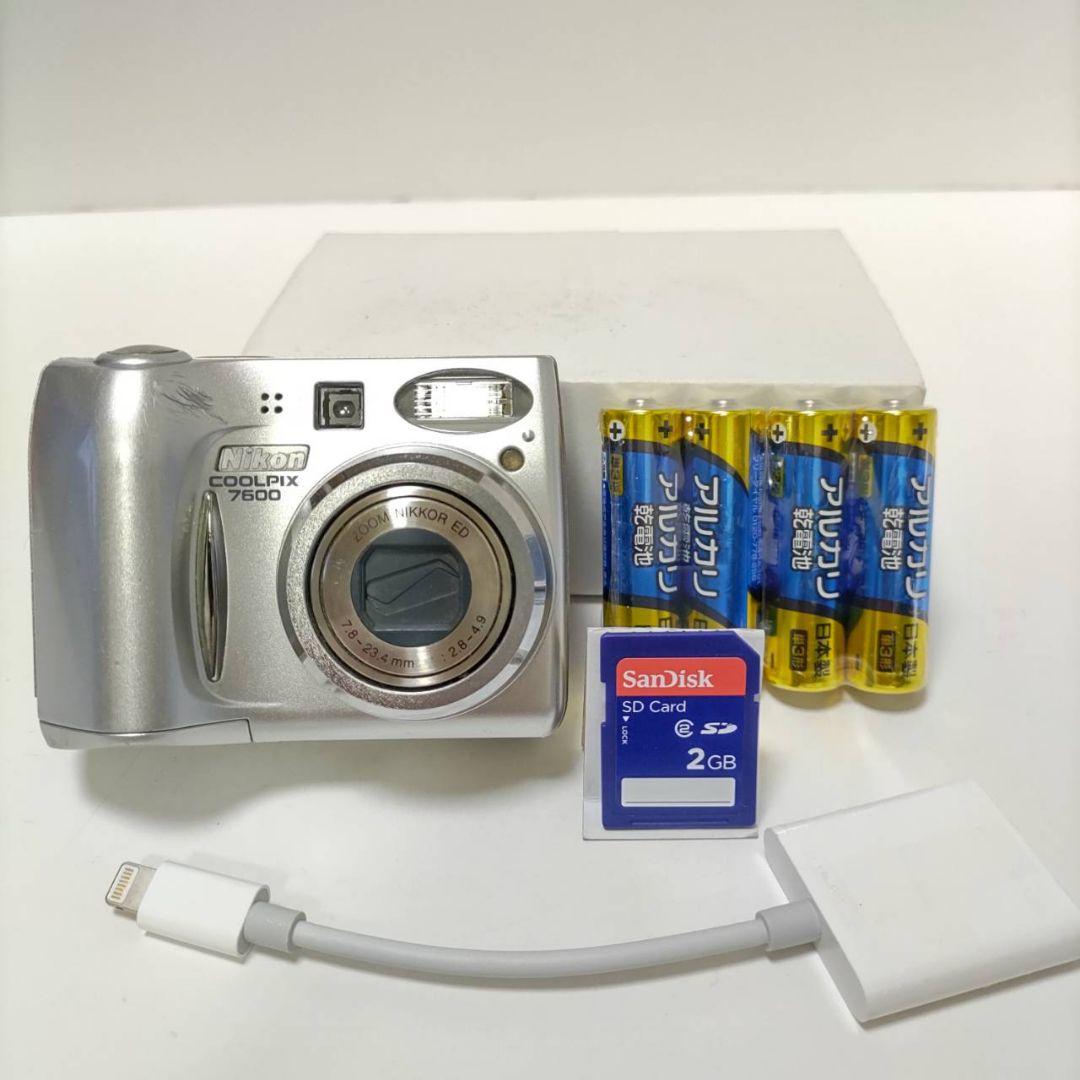 動作確認済み ニコン COOLPIX 7600 オールドコンデジ デジカメ