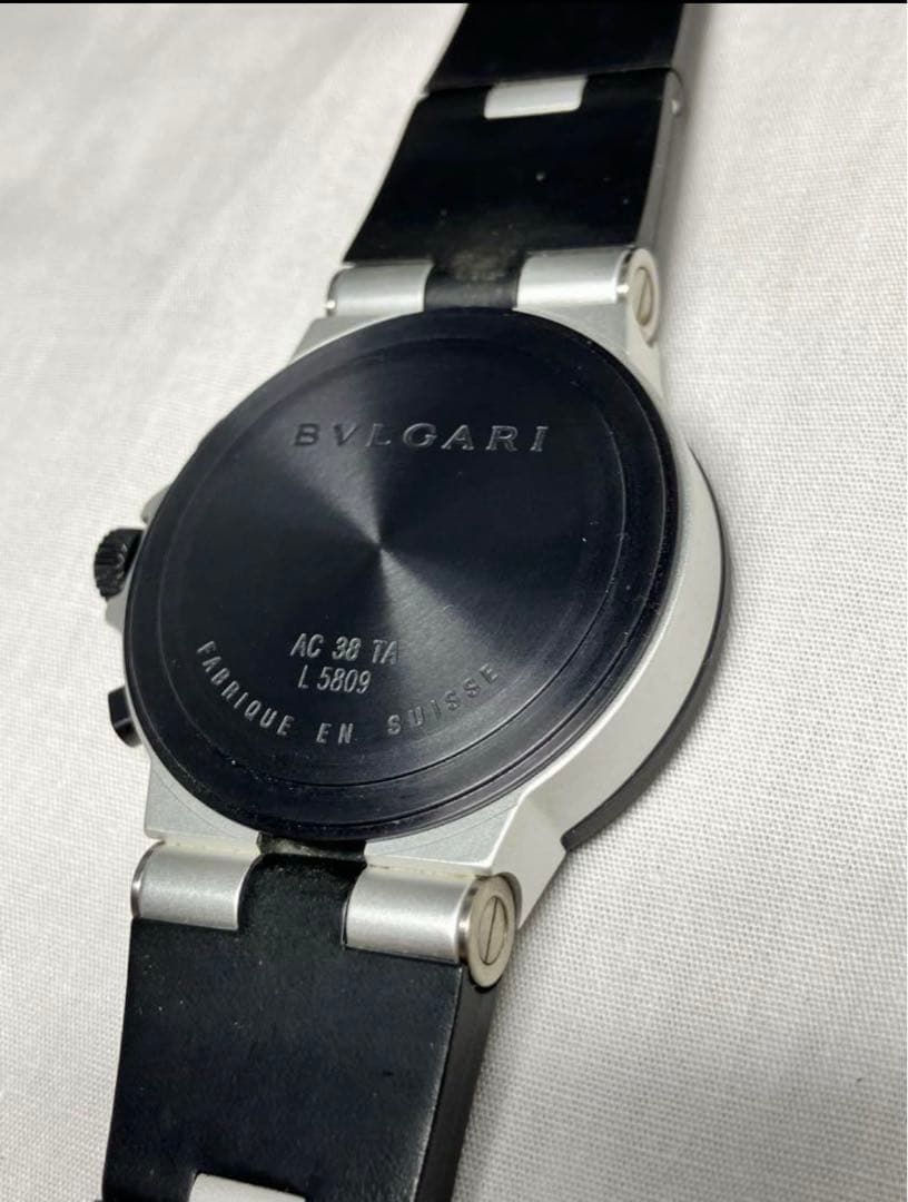 【超美品】BVLGARI AC38TA クロノグラフ 山下智久さん着用（旧版）
