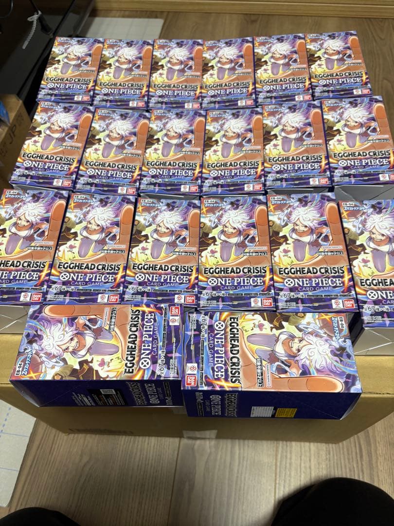 ワンピースカードEGGHEAD CRISIS 20box新品未開封テープ付き
