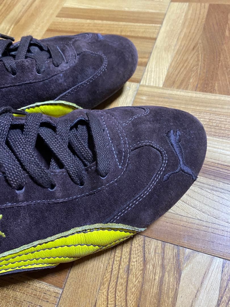 ryoo 　PUMA スピードキャット　ブラウン✖️イエロー