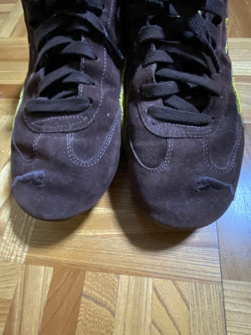 ryoo 　PUMA スピードキャット　ブラウン✖️イエロー