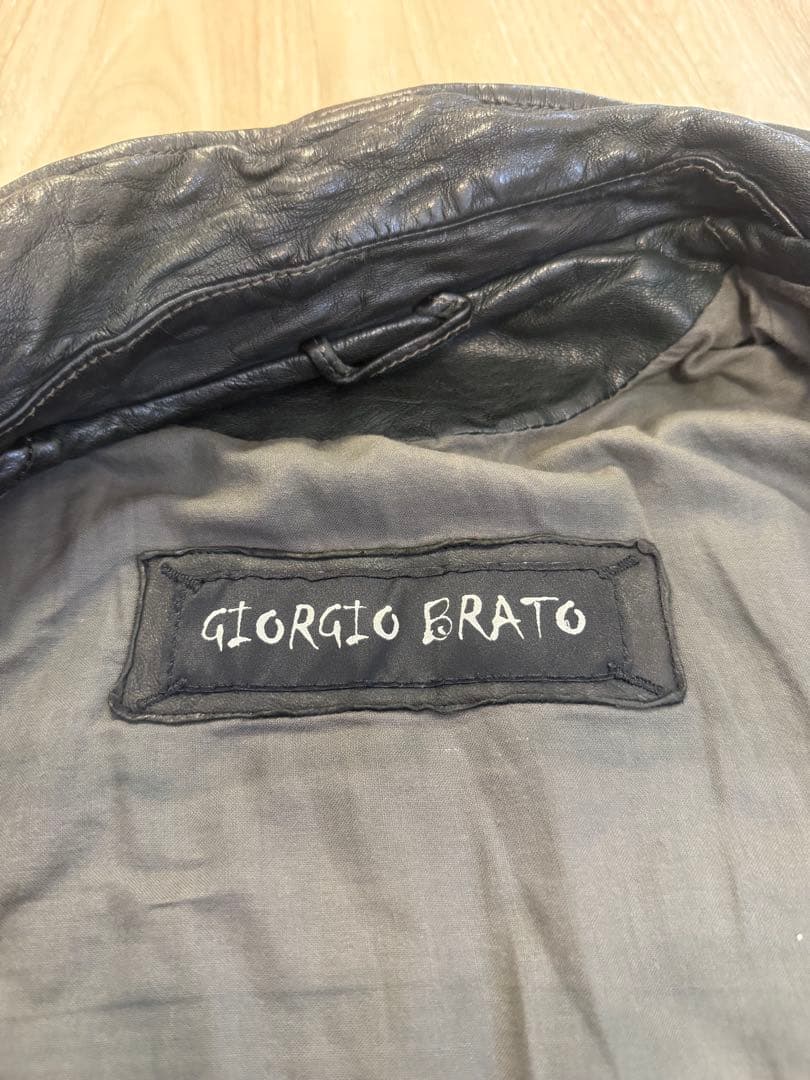 ジョルジオブラッド　ブラックレザージャケット