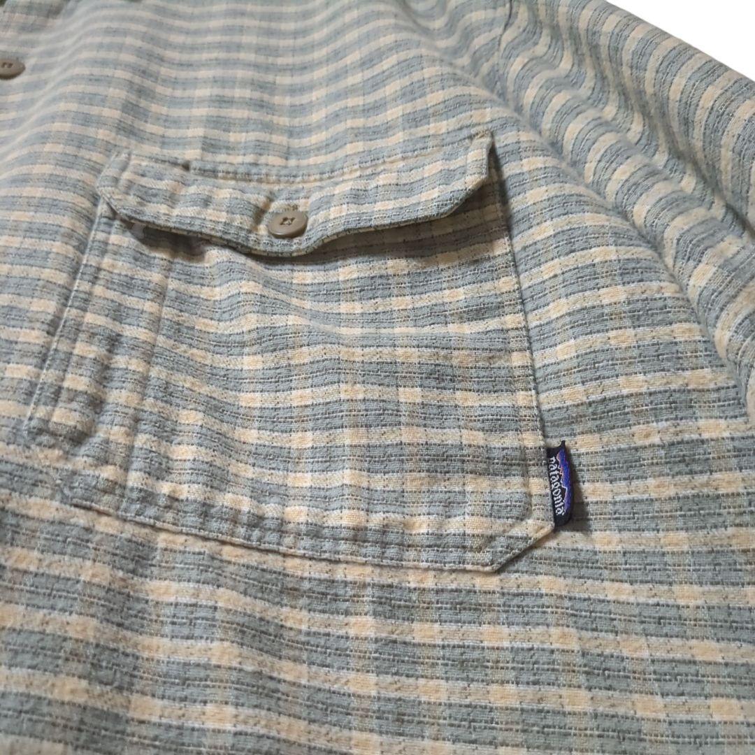 90s ポルトガル製 Patagonia ヘビーフランネルシャツ Lサイズ