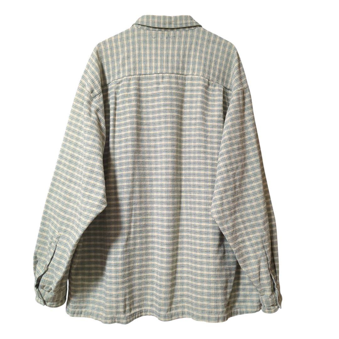 90s ポルトガル製 Patagonia ヘビーフランネルシャツ Lサイズ