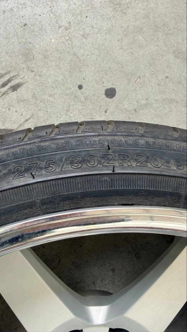 WORKグノーシス GR203 20インチ　深リム4本セット10.5/12.5j