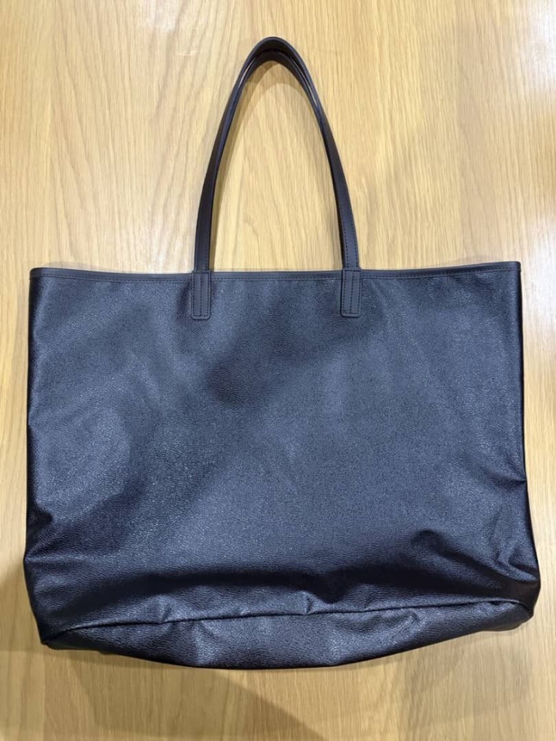 バッグ NEIGHBORHOOD 25SS COATED TOTE BAG BROWN