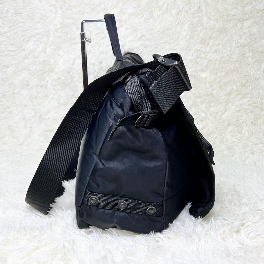 美品 PORTER × cmpd コラボ メッセンジャーバッグ 2way 黒