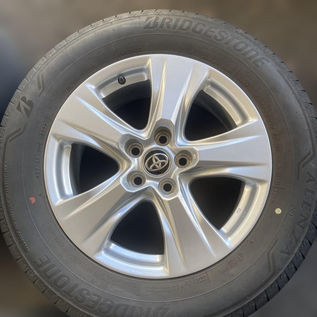 ハリアー80系純正17インチアルミホイール、タイヤセット